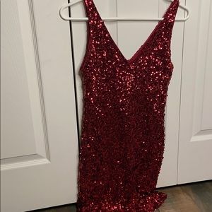 Red Sparkly Dress